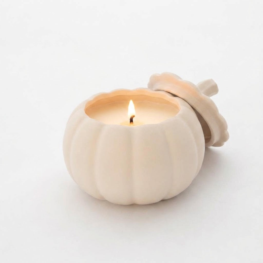 Vela Calabaza Cerámica · Edición Limitada