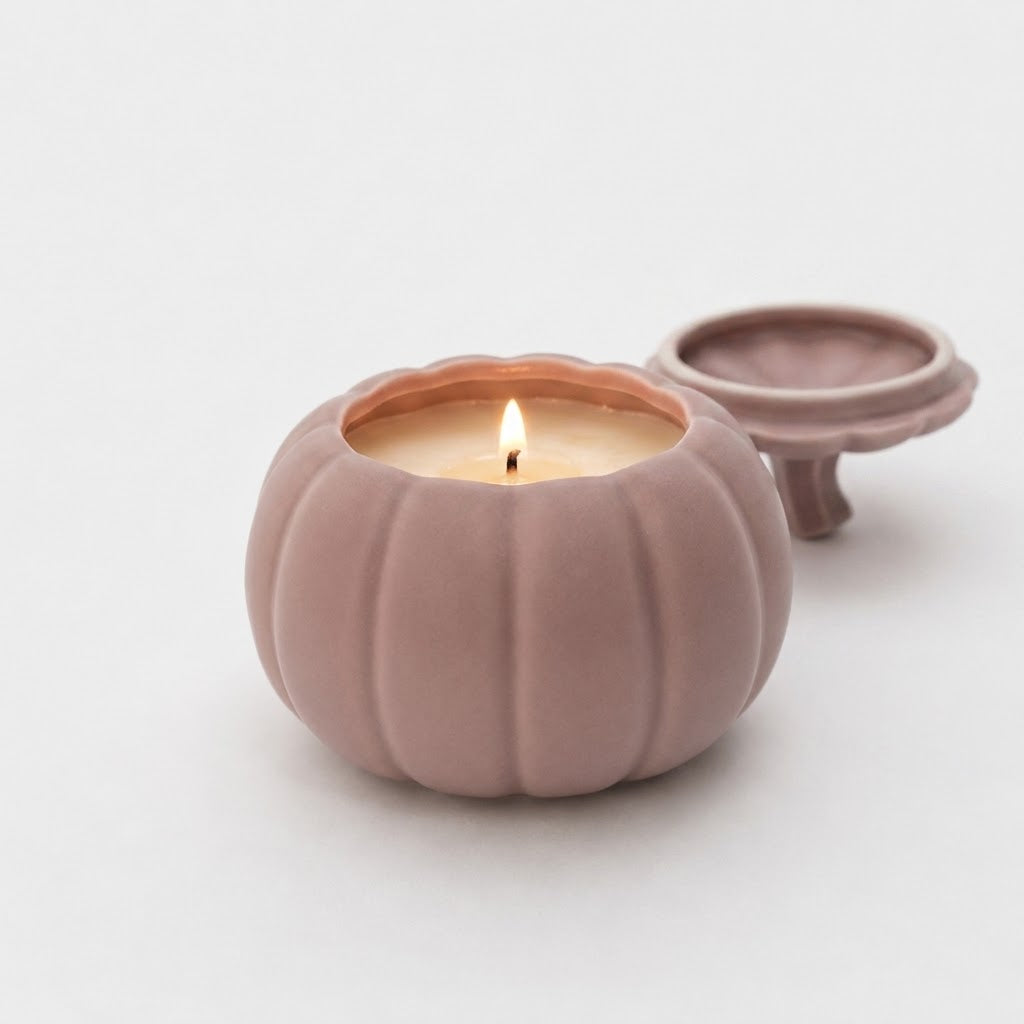 Vela Calabaza Cerámica · Edición Limitada